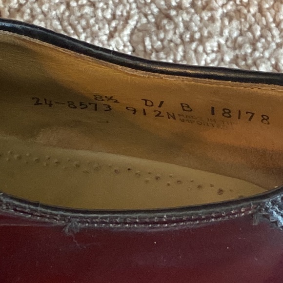 Johnston & Murphy Cordovan and Black Oxfords - Picture 7 of 8